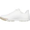 Women’s Jasmine Waterproof Golf Shoe Sneaker(White/Gold Spikeless)