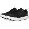 Men’s Drive 6 Arch Leather Relaxed Fit Spikeless Golf Shoe Sneaker(Black/White)