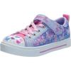 SKECHERS Girl’s Twinkle Sparks-Ombre Flutter Sneaker(Lavender/Multi)