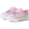 SKECHERS Girl’s Twinkle Sparks-Ombre Flutter Sneaker(Link Pink/Multi)