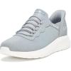 SKECHERS Men’s Hands Free Slip-ins Bobs Squad Chaos-Daily Hype Sneaker, Gry, 15