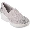 SKECHERS Women’s Martha Stewart Pier Lite-Reflection Loafer(Light Grey Silver)