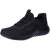 Skechers Boy’s Bounder-Brisk-Burst Sneaker(Black/Black)