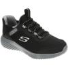 Skechers Boy’s Bounder-Brisk-Burst Sneaker(Black/Charcoal)
