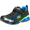 Skechers Boy’s Hydro Lights-Tuff Force Sneaker(Black/Blue/Lime)