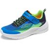 Skechers Boy’s Microspec Advance Sneaker(Blue/Lime)