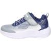 Skechers Boy’s Microspec Advance Sneaker(Navy/Light Grey)