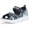 Skechers Boy’s Microspec-Splash Sandal(Black/Silver)