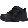 Skechers Girls’ Glimmer Kicks School Struts Sneaker(Black/Black)