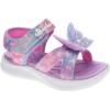 Skechers Girl’s Jumpsters Sandal-Butterfly Brites(Lavender/Multi)