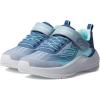 Skechers Girl’s Microspec Advance Sneaker(Lightgrey/Aqua)