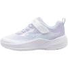 Skechers Girl’s Microspec Advance Sneaker(White/Lavender)