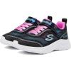 Skechers Girl’s Microspec Plus Sneaker(Black/Multi)