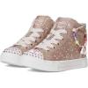 Skechers Girl’s Twinkle Sparks-Charm Bestie Sneaker(Rose Gold)