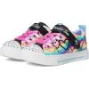 Skechers Girl’s Twinkle Sparks-Ombre Love Sneaker(Black/Multi)