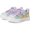 Skechers Girl’s Twinkle Sparks-Ombre Love Sneaker(Lavender/Multi)