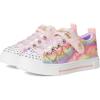 Skechers Girl’s Twinkle Sparks-Ombre Love Sneaker(Link Pink/Multi)