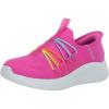 Skechers Girls’ ULTRA FLEX 3.0 – BUNGEE FUN(Hot Pink/Multi)