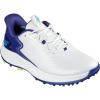 Skechers Golf Men’s Blade Grip Flex Spikeless Waterproof Golf Shoe Sneaker(White/Navy/Blue)