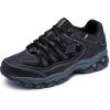 Skechers Men’s Afterburn M. Fit Fashion Sneakers(Black/Charcoal)