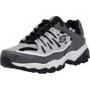 Skechers Men’s Afterburn M. Fit Fashion Sneakers(Charcoal/Green)