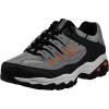 Skechers Men’s Afterburn M. Fit Fashion Sneakers(Charcoal/Orange)