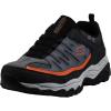Skechers Men’s Afterburn M. Fit Wonted Slip-On Loafers(Black/Orange)