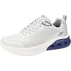 Skechers Men’s Bobs Glide Step Arc Waves 2.0-Class Rank Sneaker(Grey/Blue)
