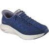 Skechers Men’s Contour Foam Cozy Fit Hands Free Slip-in Sneaker(Navy/Gray)