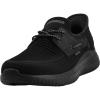 Skechers Men’s Delson 3.0-Roth 210606 Low Profile Bungee Lace Slip-Ins(Black/Black)