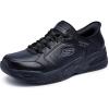Skechers Men’s Durham Hands Free Slip-in Sneaker(Black)