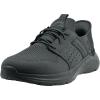 Skechers Men’s Garner-Newick 210803 Low Profile Bungee Lace Slip-Ins(Charcoal)