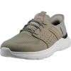 Skechers Men’s Garner-Newick 210803 Low Profile Bungee Lace Slip-Ins(Taupe)