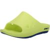 Skechers Men’s Go Recover Refresh Dual Density Arch Fit Slide Sandals(Yellow/Blue)