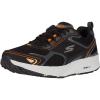 Skechers Men’s Go Run Consistent Air Cooled Foam Athletic Sneakers(Black/Orange)