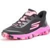 Skechers Men’s Go Train Arch Fit Viper Court Pro-Pickleball Sneaker(Black/Hot Pink)