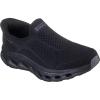 Skechers Men’s Go Walk Glide Step 2.0 Caleb Hands Free Slip-ins Sneaker(Black/Black)