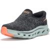 Skechers Men’s Go Walk Glide Step 2.0 Caleb Hands Free Slip-ins Sneaker(Black/Grey)