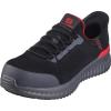 Skechers Men’s Hands Free Slip ins Tilido Fletchit Comp Toe(Black/Red)