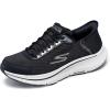 Skechers Men’s Hands Free Slip-ins Go Run Consistent 2.0 Empower Sneaker(Black/White)