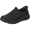 Skechers Men’s Hands Free Slip-ins Go Walk Outdoor-Andes Ii Sneaker(Black/Black)