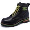 Skechers Men’s John Deere: Cascades Leather Lace-up Work Boots(Black)