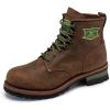 Skechers Men’s John Deere: Cascades Leather Lace-up Work Boots(Dark Brown)