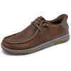 Skechers Men’s John Deere Leather Moc Toe Bungee Hands Free Slip-ins Oxford(Dsrt)