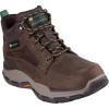 Skechers Men’s John Deere: Respected-Landin Waterproof Mid Top Leather Lace Up Boots(Dark Brown)