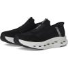Skechers Men’s Max Cushioning Glide Step Euclid Hands Free Slip-ins Sneaker(Black/Grey)