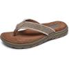 Skechers Men’s Relaxed Fit Supreme Bosnia Sandal(Tan)