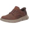 Skechers Men’s Slip-ins Garza-Gervin Casual Slip-on Shoes Moccasin(Dark Brown)