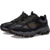 Skechers Men’s Stamina at Upper Stitch Sneaker(Black/Charcoal)