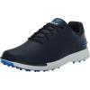 Skechers Men’s Tempo Spikeless Waterproof Lightweight Golf Shoe(Navy/Blue)